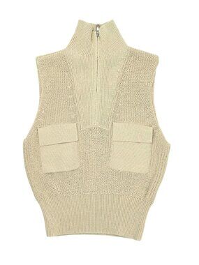 Aya Muse Piere Vest in Oatmeal